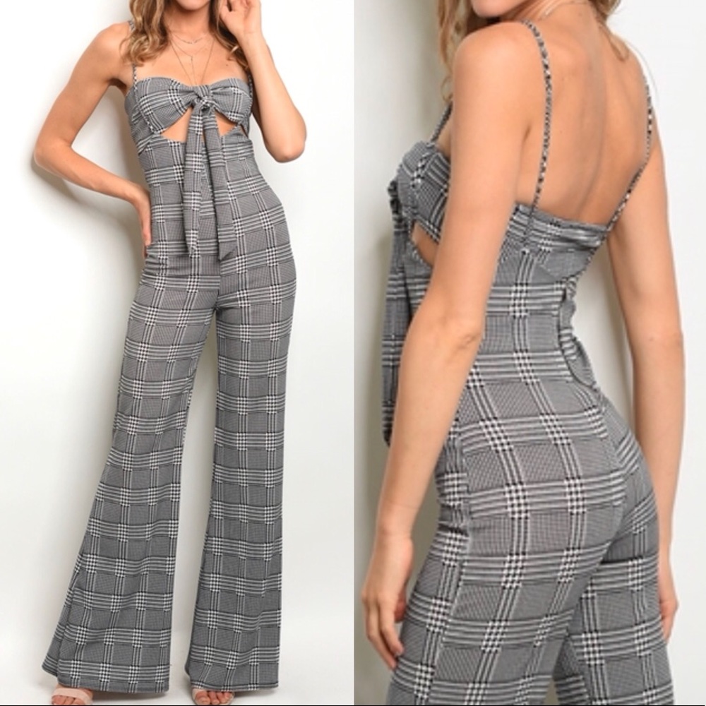 ☀️LAST2️⃣//CHECKED JUMPSUIT SET - Picture 5 of 11
